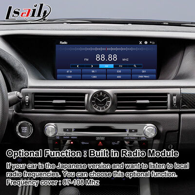 شاشة الوسائط المتعددة Lsailt Android Carplay لـ 2012-2020 لكزس GS 200t GS300h GS250 GS350 GS450h GSF GS200t