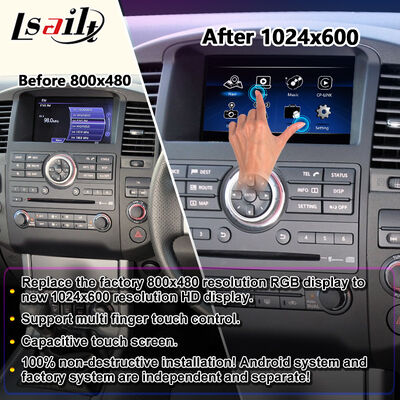 شاشة الوسائط المتعددة لـ Lsailt Android Carplay لـ 2010-2015 نيسان نافارا D40