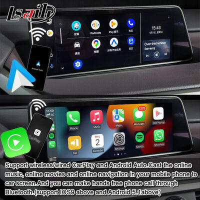 واجهة فيديو لنظام الوسائط المتعددة CarPlay/Android لسيارات لكزس RX450H RX350 مقاس 12.3 بوصة 2016-2021 مدمجة مع يوتيوب ونتفليكس وأندرويد أوتو
