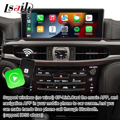 وحدة ترقية أندرويد OEM لـ LX570 لكزس RX GX LS NX ES تكامل كاربلاي لاسلكي، أندرويد أوتو، يوتيوب، نتفليكس