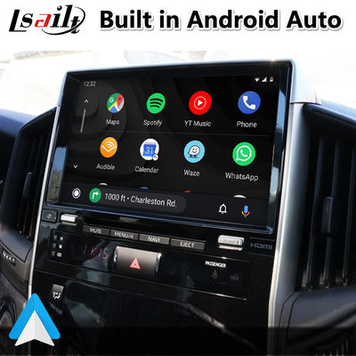 4 + 64 جيجابايت واجهة فيديو كاربلاي أندرويد لتويوتا لاند كروزر LC200 LC-GT GXR 2018-2021 Touch 3