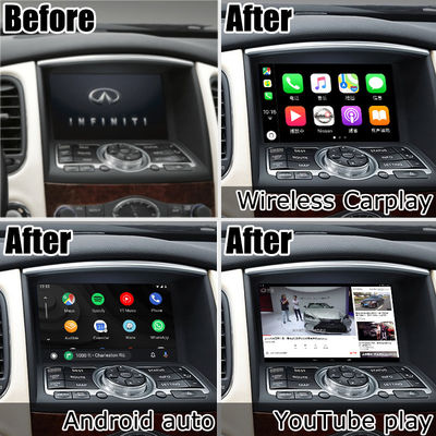 إنفينيتي QX50 / EX EX35 EX37 سيارة أندرويد 13 صندوق واجهة النظام مع Carplay أندرويد العرض التلقائي Lsailt