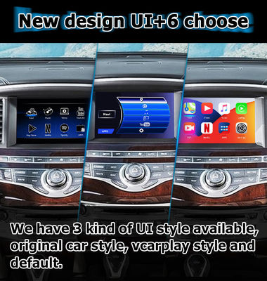 إنفينيتي QX60 GPS أندرويد أوتو كاربلاي نظام الملاحة الوسائط المتعددة واجهة أندرويد 11 8+128GB