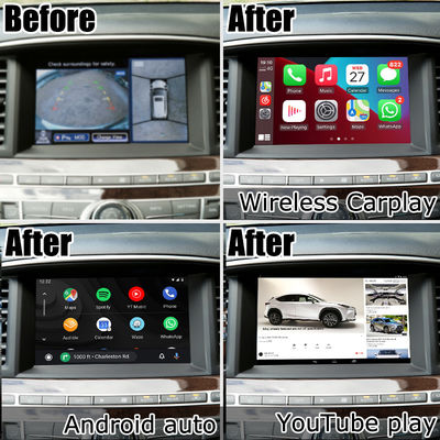 واجهة أندرويد 13 Carplay Box Yandex Navi لجهاز Infiniti QX60 / JX35 نظام كوالكوم 8+128