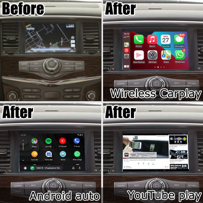 نيسان باترول Y62 أرمادا قاعدة كوالكوم صندوق الملاحة السيارة carplay جهاز تحديد المواقع GPS