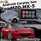 Mazda MX-5 MX5 FIAT 124 صندوق تشغيل تلقائي للسيارة يعمل بنظام Android مع واجهة فيديو للتحكم بمقبض أصل Mazda