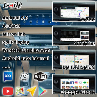 لكزس LC500 LC500h GPS Navigation Box واجهة الفيديو اللاسلكية carplay و android auto youtube google play
