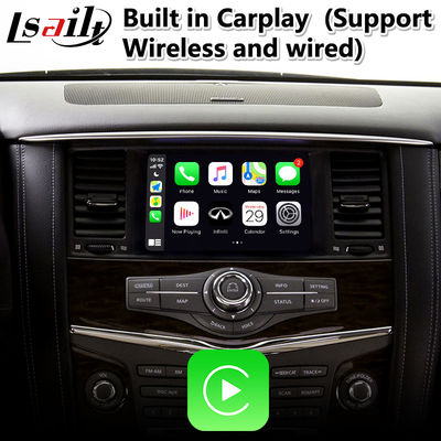 Lsailt 4 + 64GB Android Carplay واجهة فيديو الوسائط المتعددة لنيسان أرمادا باترول Y62