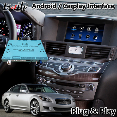 4 + 64GB Android Navigation واجهة فيديو الوسائط المتعددة لسيارة إنفينيتي M37 M35 M25 Y51 2010-2013