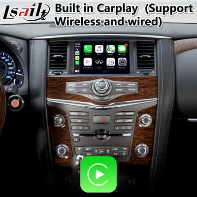 Lsailt 4 + 64GB Android Video Interface Wireless Carplay لعام 2012-2017 نيسان باترول Y62