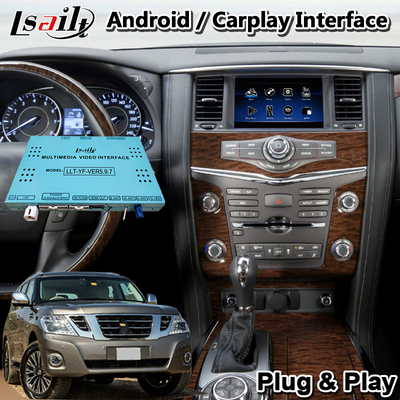 Lsailt 4 + 64GB Android Video Interface Wireless Carplay لعام 2012-2017 نيسان باترول Y62