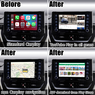 64 جيجابايت Carplay Android Interface RK3288 AI Box لتويوتا كورولا RAV4 كامري