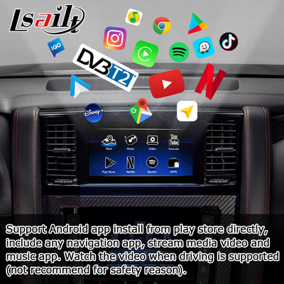 OEM Carplay القائم على Android Interface AI Box لنيسان باترول Y62 2020