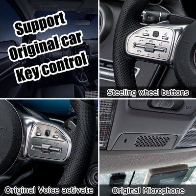 Android 10 Multimedia Video Interface 4GB RAM AI Box Sgs لمرسيدس مع Carplay