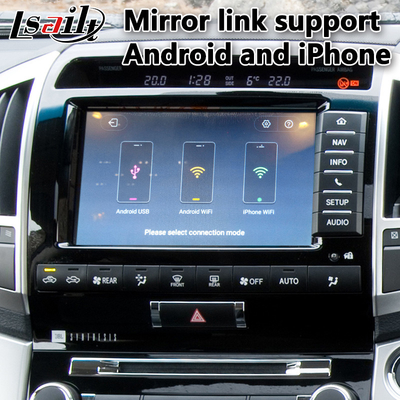 Lsailt Android Auto Carplay صندوق واجهة الوسائط المتعددة لتويوتا لاند كروزر LC200 2013-2015