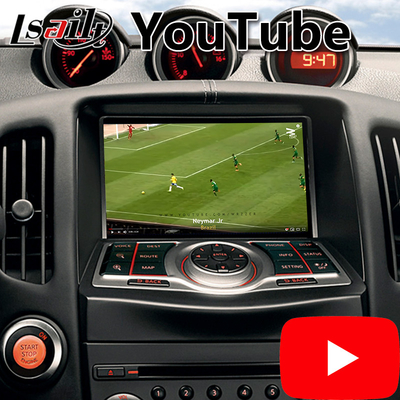 واجهة Lsailt Android Carplay لنيسان 370Z مع Youtube Waze NetFlix