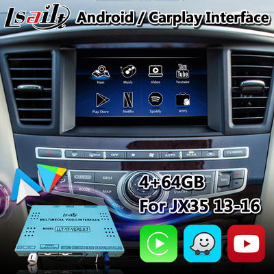 واجهة فيديو الوسائط المتعددة بنظام Android لـ Infiniti QX60 مع نظام Android Auto Carplay اللاسلكي