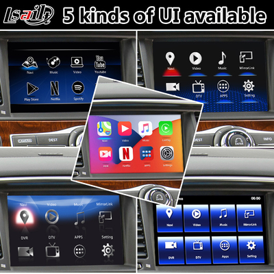 واجهة ملاحة Android للوسائط المتعددة لـ Infiniti QX80 مع نظام Android Auto Carplay اللاسلكي
