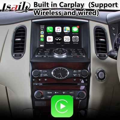 واجهة Lsailt Android Carplay لـ Infiniti EX37 مع نظام ملاحة GPS NetFlix Yandex