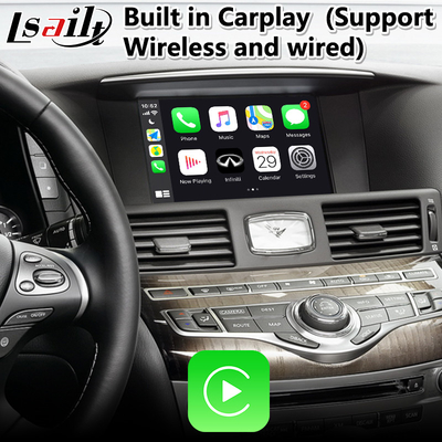 صندوق واجهة الوسائط المتعددة لإنفينيتي Q70 مع أندرويد لاسلكي أوتو Carplay