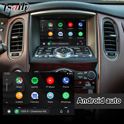 Lsailt Infiniti Carplay Box ، واجهة ملاحة Android GPS لـ QX50 مع نظام التشغيل اللاسلكي android auto