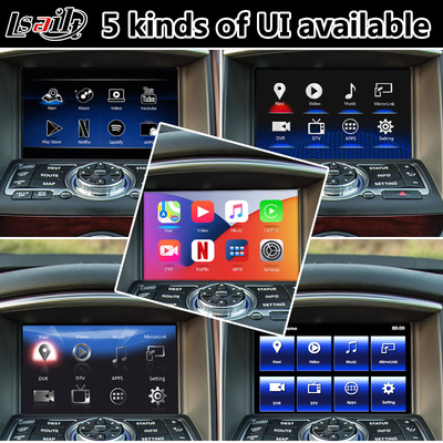Lsailt Infiniti Carplay Box ، واجهة ملاحة Android GPS لـ QX50 مع نظام التشغيل اللاسلكي android auto