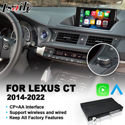 مربع واجهة Carplay Navihome لليكسوس CT200h CT 200h F Sport Knob Control 2014-2022